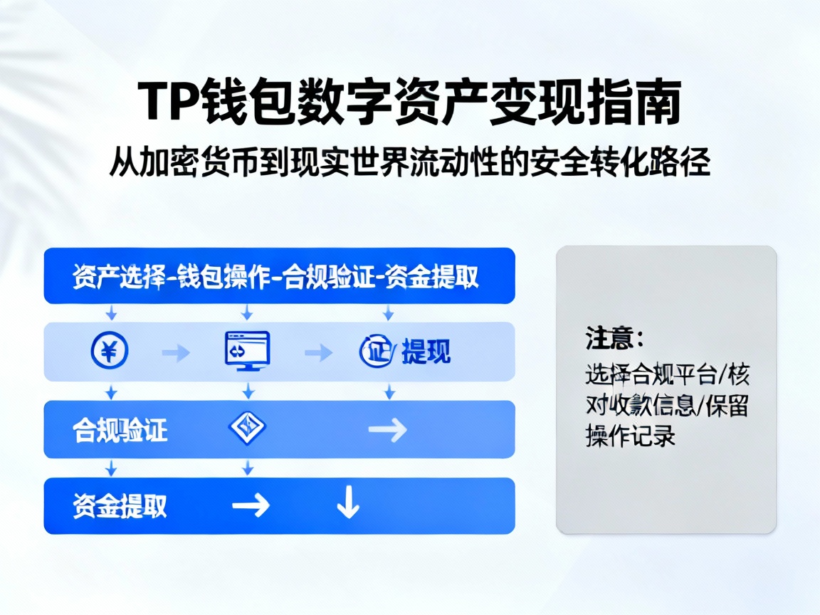 TP钱包数字资产变现指南，从加密货币到现实世界流动性的安全转化路径