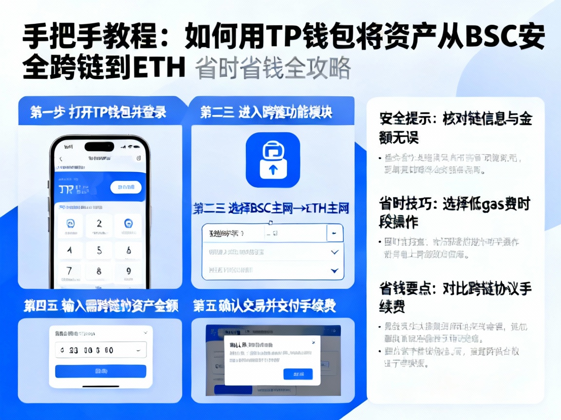 手把手教程，如何用TP钱包将资产从BSC安全跨链到ETH，省时省钱全攻略