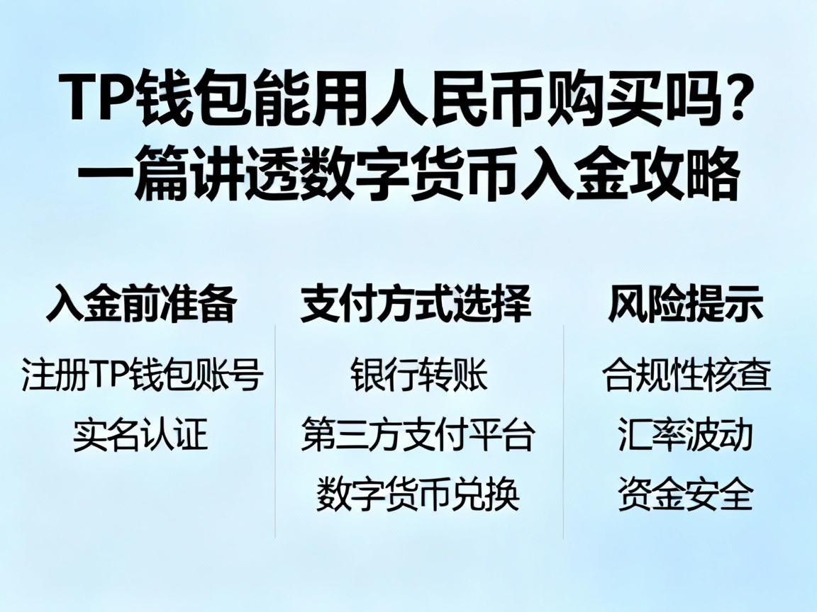 TP钱包能用人民币购买吗？一篇讲透数字货币入金攻略