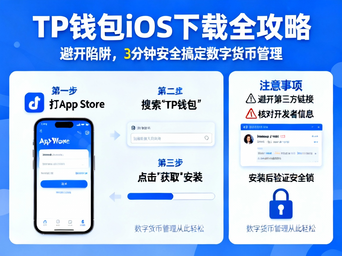 TP钱包iOS下载全攻略，避开陷阱，3分钟安全搞定数字货币管理