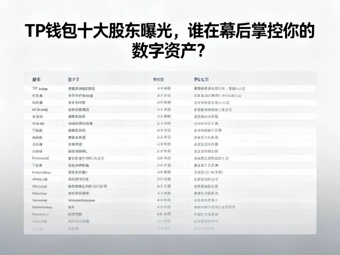 TP钱包十大股东曝光，谁在幕后掌控你的数字资产？