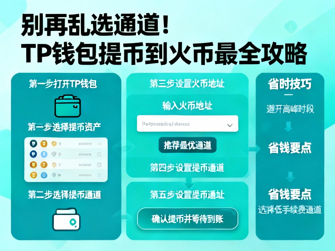 别再乱选通道！TP钱包提币到火币最全攻略，省时省钱必看