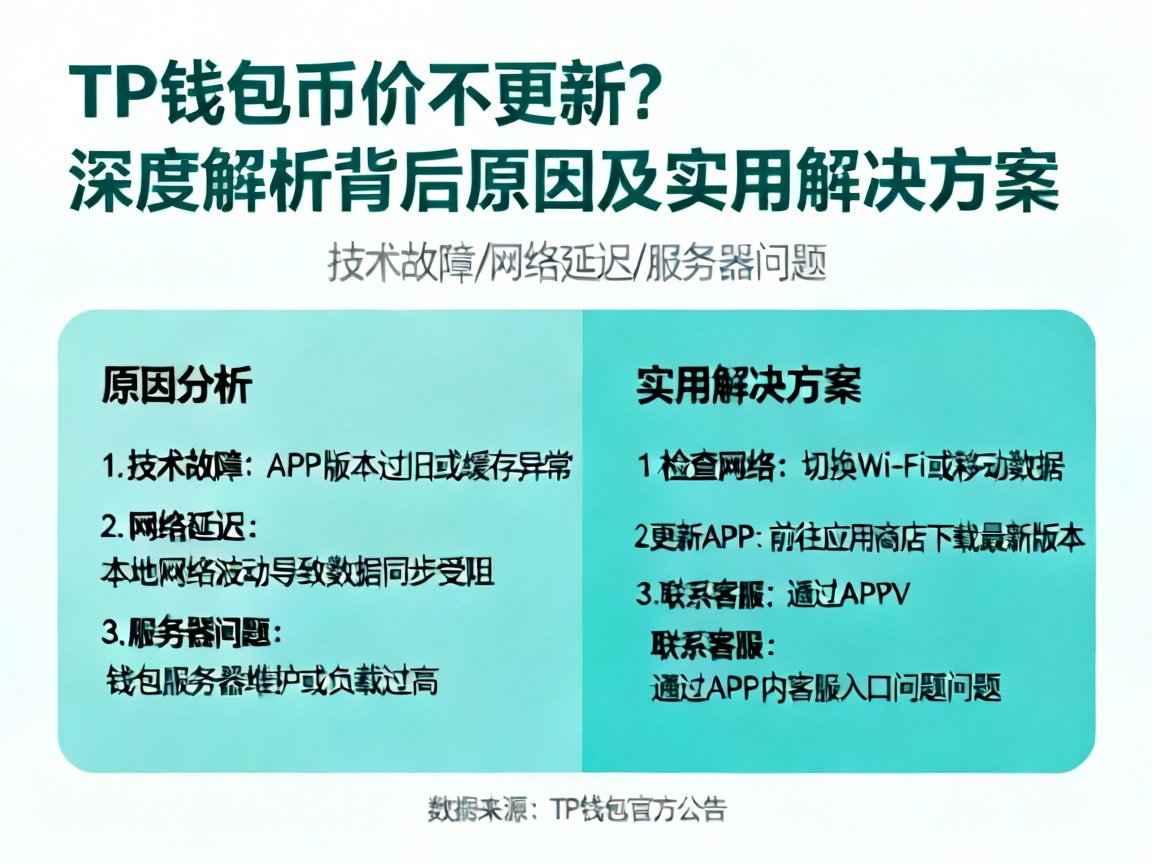 TP钱包币价不更新？深度解析背后原因及实用解决方案