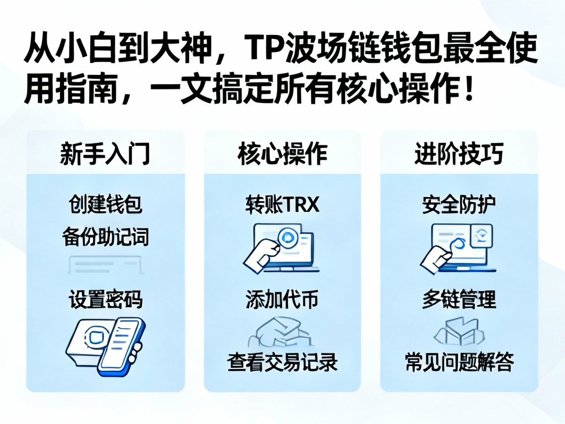 从小白到大神，TP波场链钱包最全使用指南，一文搞定所有核心操作！