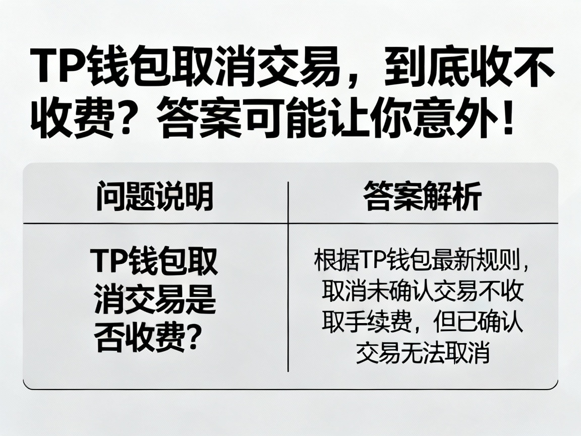 TP钱包取消交易，到底收不收费？答案可能让你意外！
