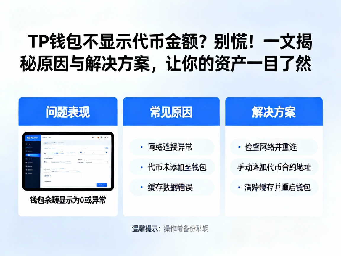 TP钱包不显示代币金额？别慌！一文揭秘原因与解决方案，让你的资产一目了然