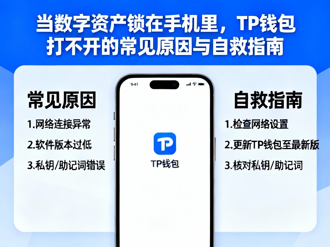 当数字资产锁在手机里，TP钱包打不开的常见原因与自救指南