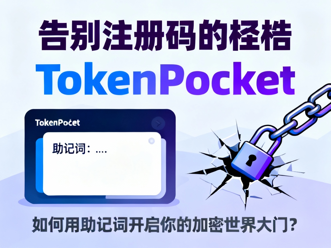 告别注册码的桎梏，TokenPocket，如何用助记词开启你的加密世界大门？
