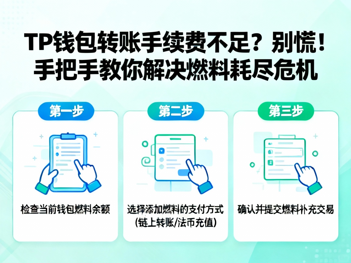 TP钱包转账手续费不足？别慌！手把手教你解决燃料耗尽危机