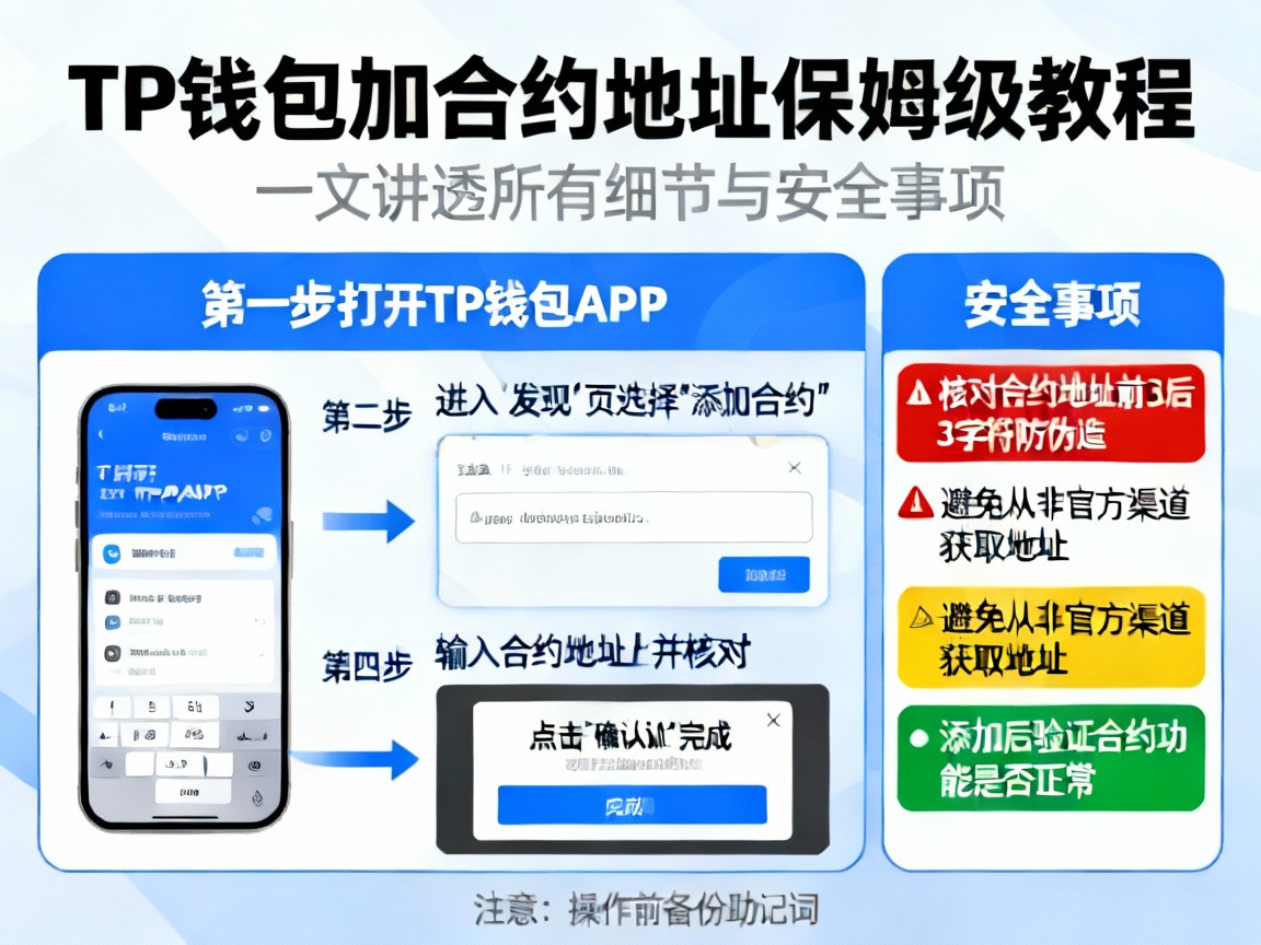 保姆级教程，TP钱包怎么加合约地址？一文讲透所有细节与安全事项