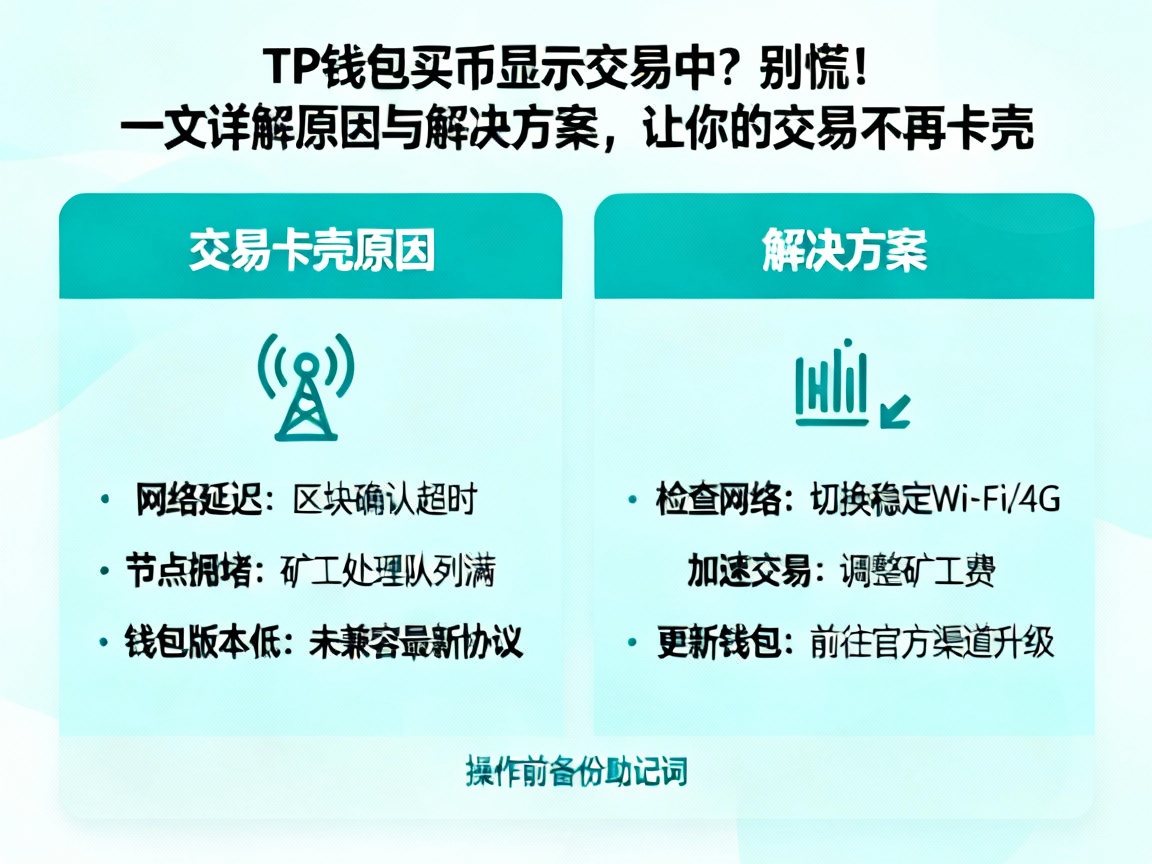 TP钱包买币显示交易中？别慌！一文详解原因与解决方案，让你的交易不再卡壳