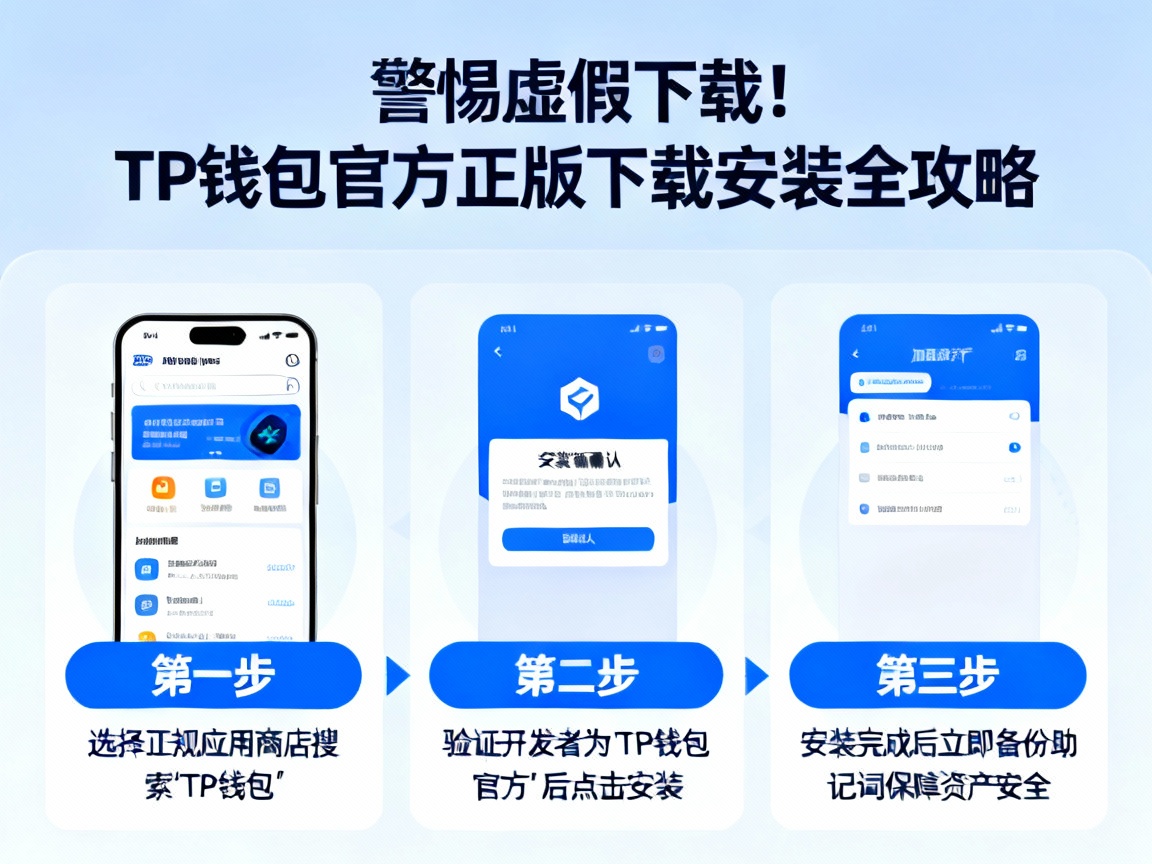 警惕虚假下载！TP钱包官方正版下载安装全攻略，保障加密资产安全