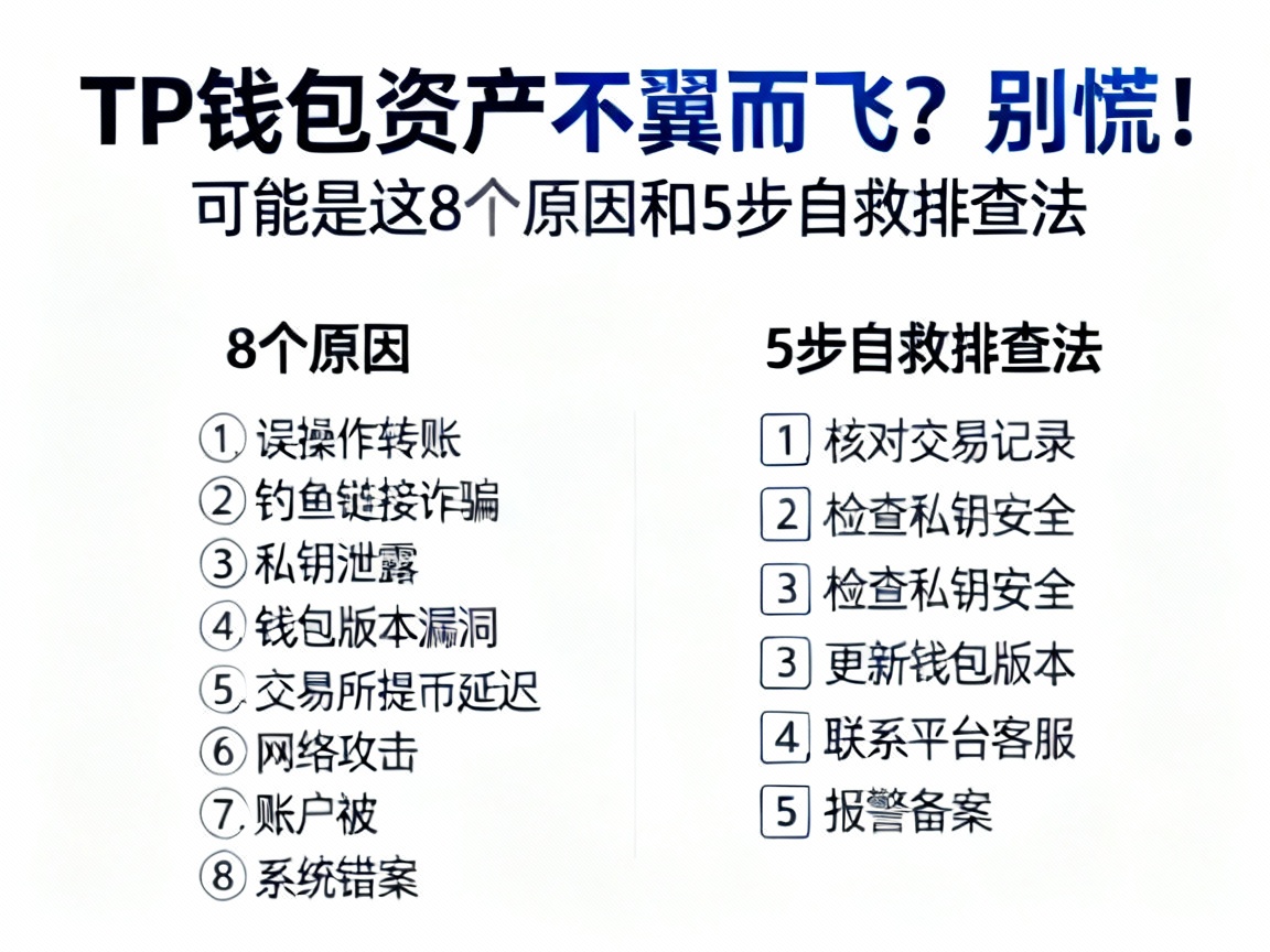 TP钱包资产不翼而飞？别慌！可能是这8个原因和5步自救排查法