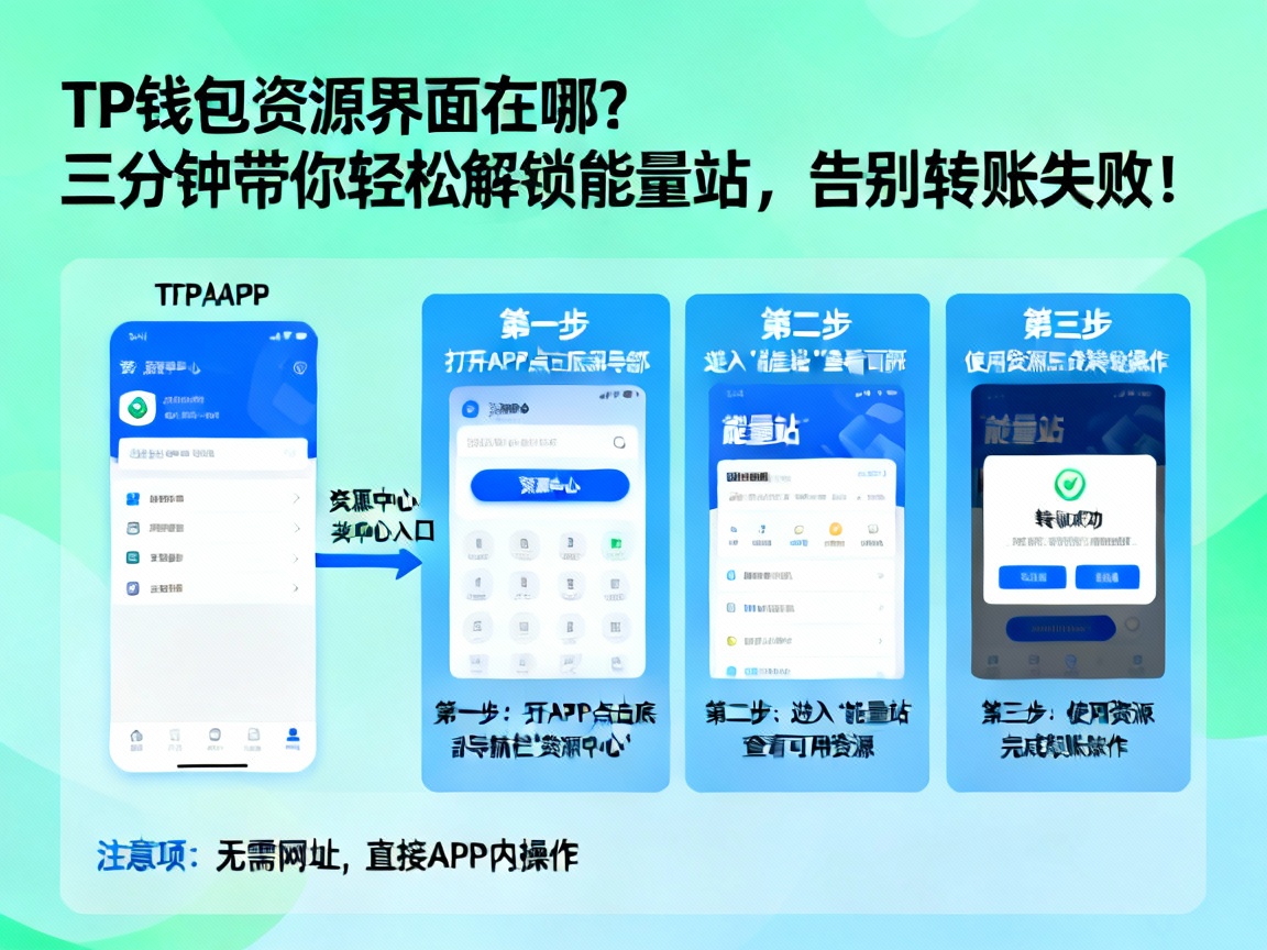 TP钱包资源界面在哪？三分钟带你轻松解锁能量站，告别转账失败！