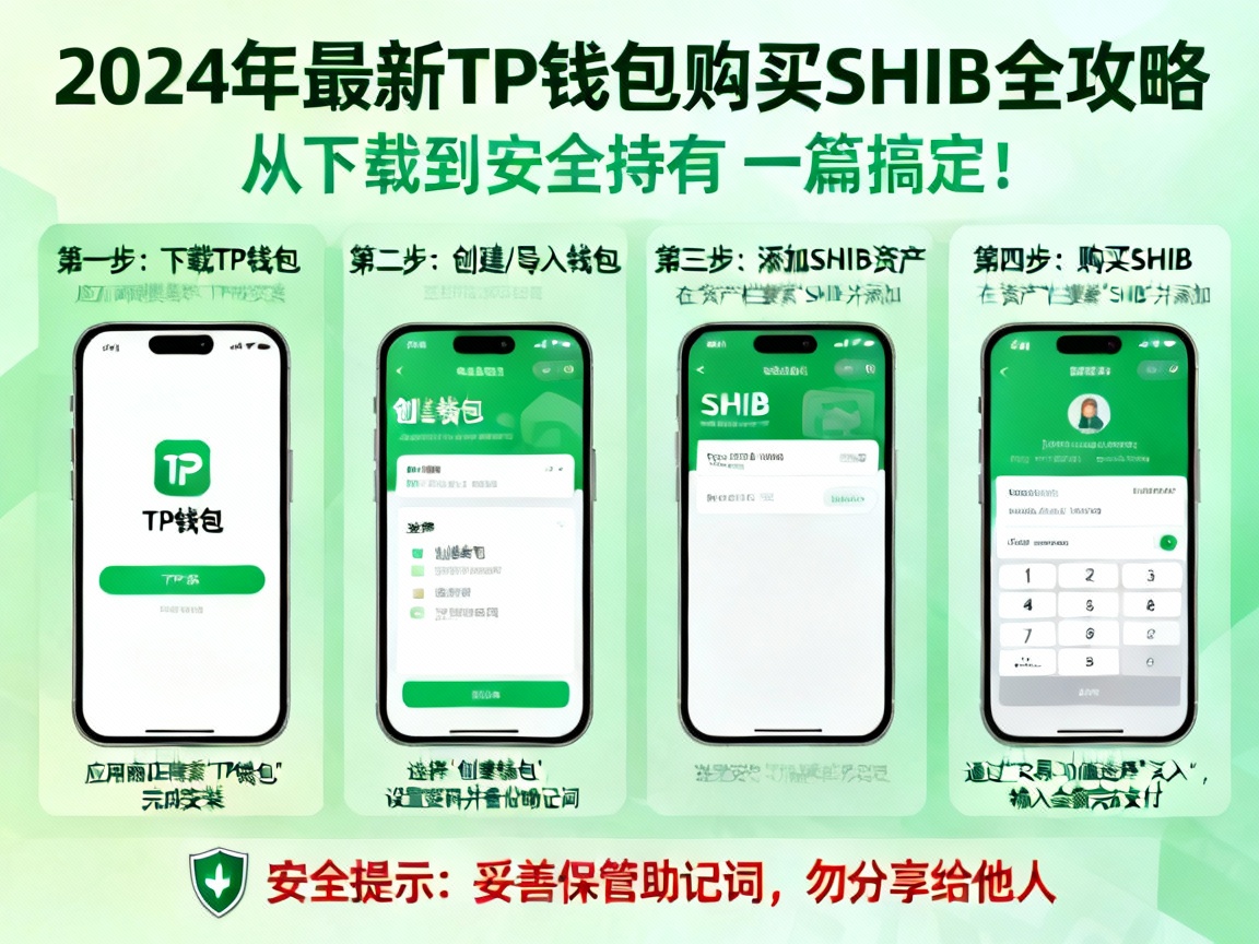 手把手教学，2024年最新TP钱包购买SHIB全攻略，从下载到安全持有，一篇搞定！