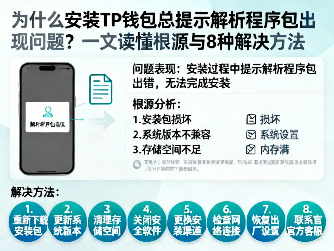 为什么安装TP钱包总提示解析程序包出现问题？一文读懂根源与8种解决方法