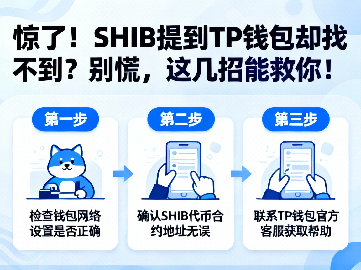 惊了！SHIB提到TP钱包却找不到？别慌，这几招能救你！