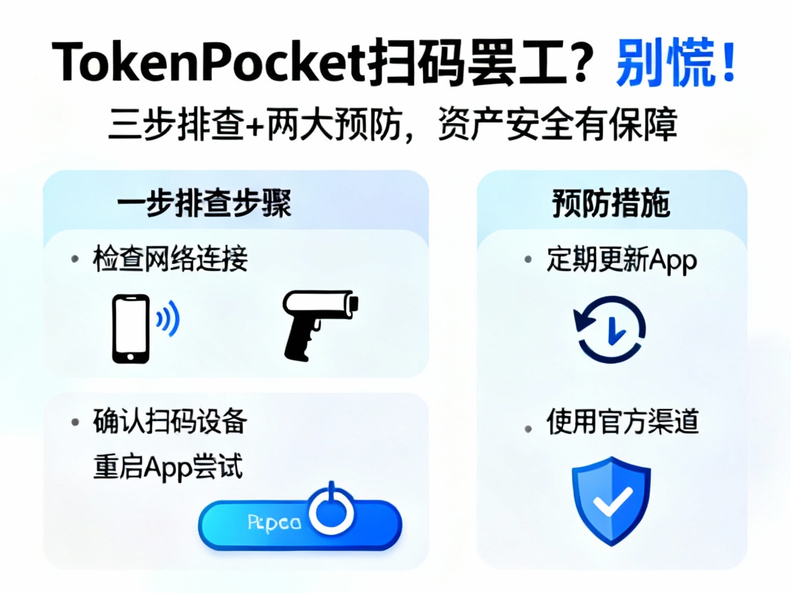TokenPocket扫码罢工？别慌！三步排查+两大预防，资产安全有保障