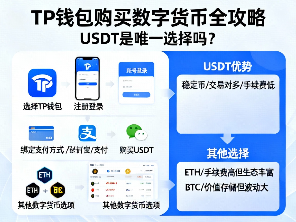 TP钱包购买数字货币全攻略，USDT是唯一选择吗？