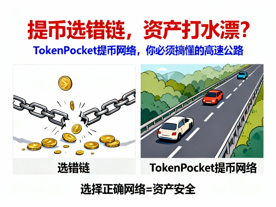 提币选错链，资产打水漂？TokenPocket提币网络，你必须搞懂的高速公路