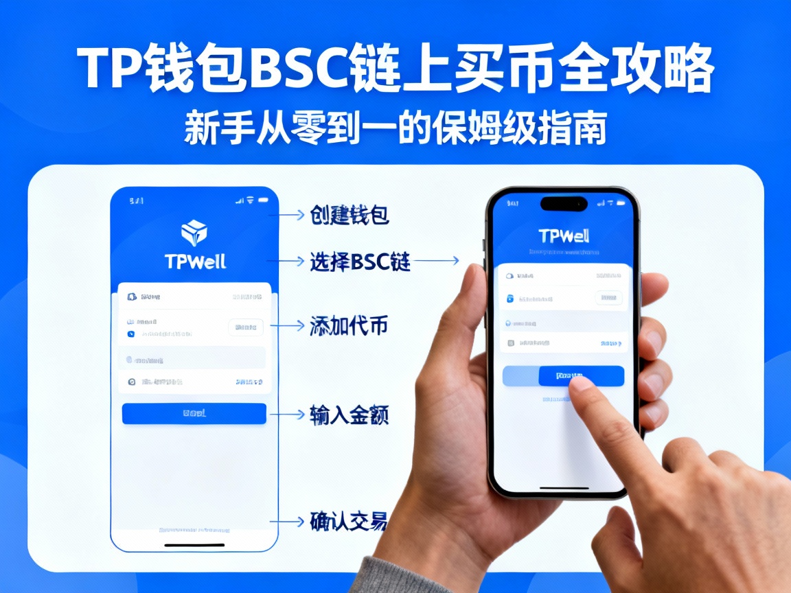 手把手教学，TP钱包BSC链上买币全攻略，新手从零到一的保姆级指南