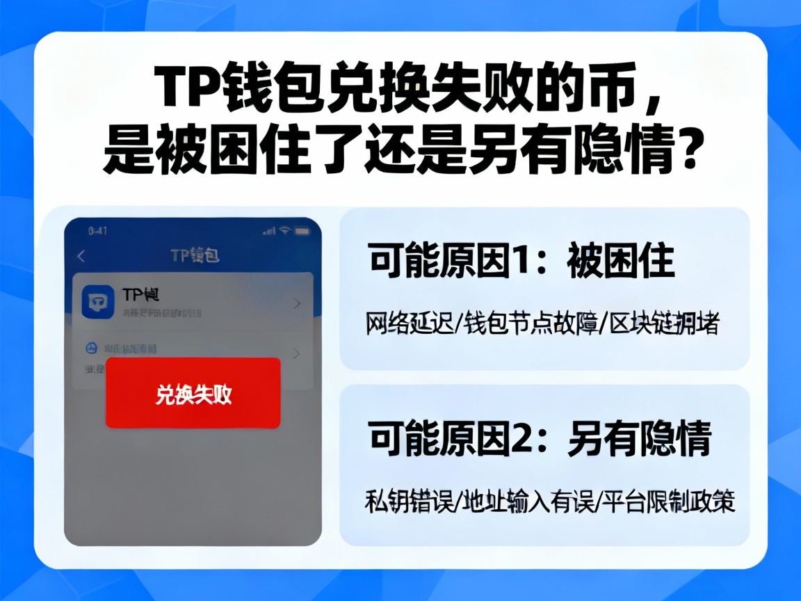 TP钱包兑换失败的币，是被困住了还是另有隐情？