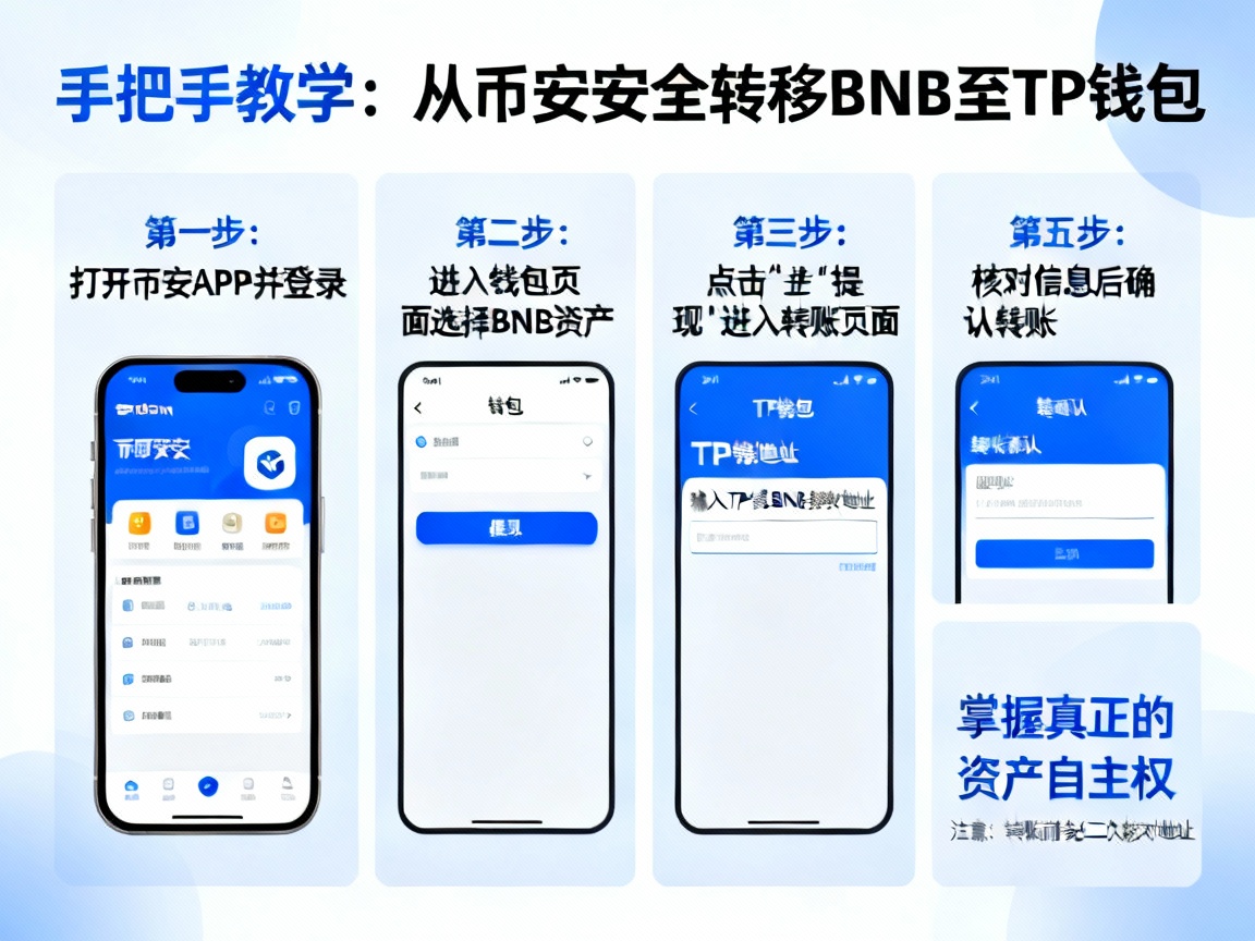 手把手教学，从币安安全转移BNB至TP钱包，掌握真正的资产自主权