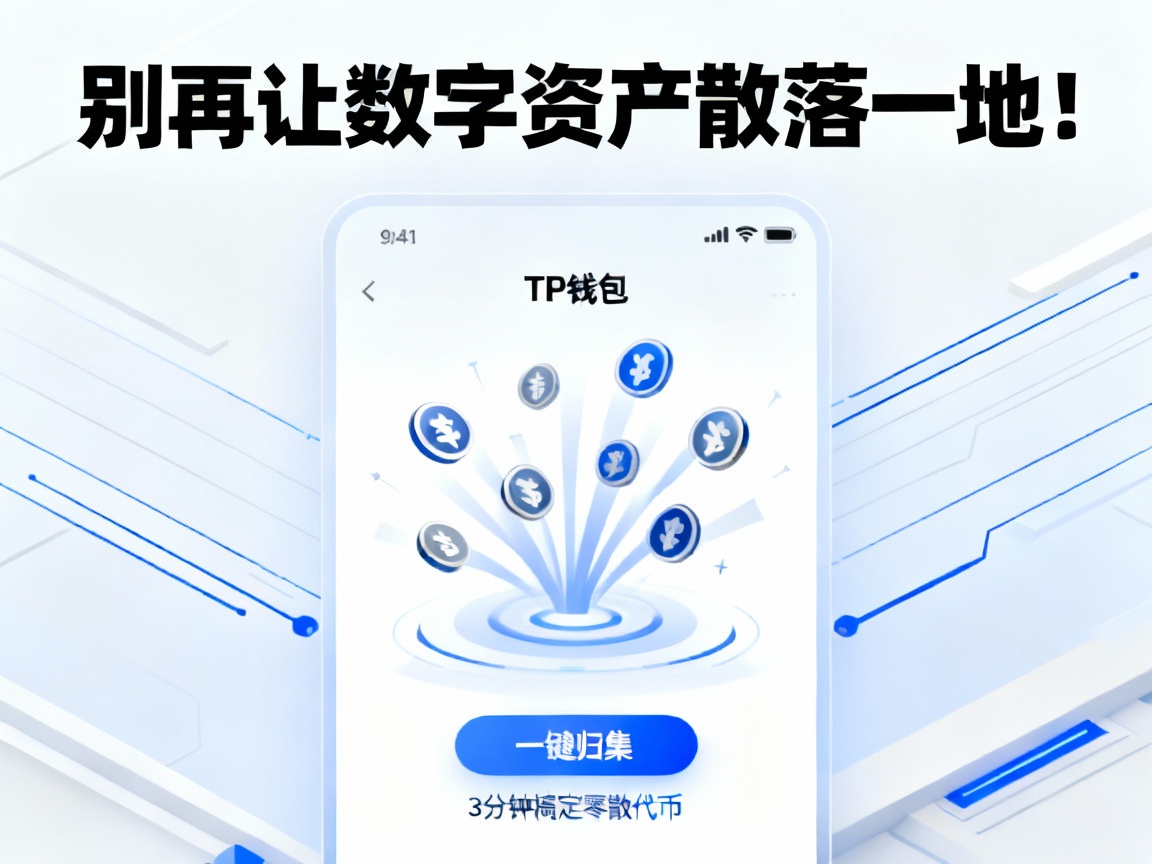 别再让数字资产散落一地！TP钱包「一键归集」功能，3分钟搞定零散代币