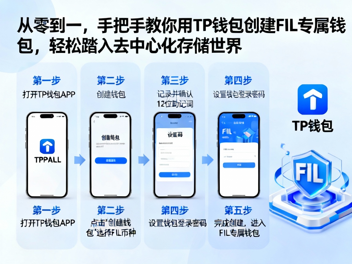从零到一，手把手教你用TP钱包创建FIL专属钱包，轻松踏入去中心化存储世界