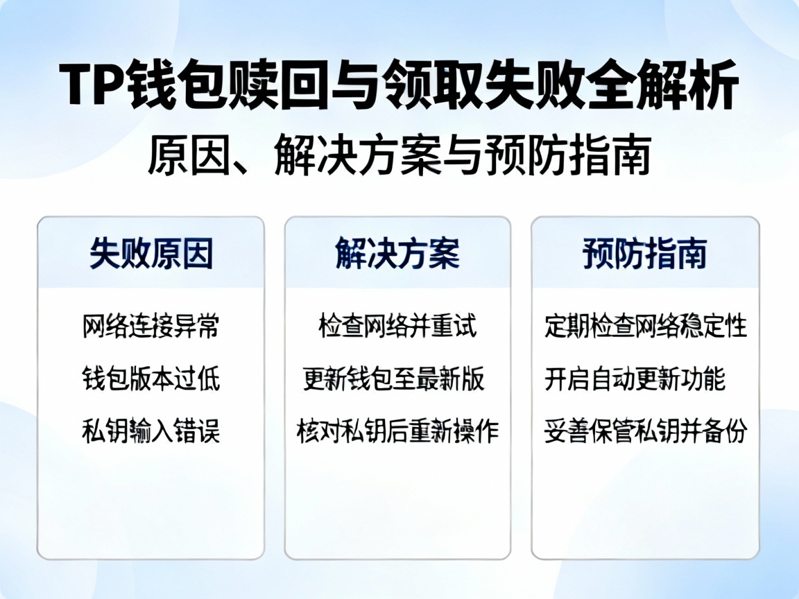 TP钱包赎回与领取失败全解析，原因、解决方案与预防指南