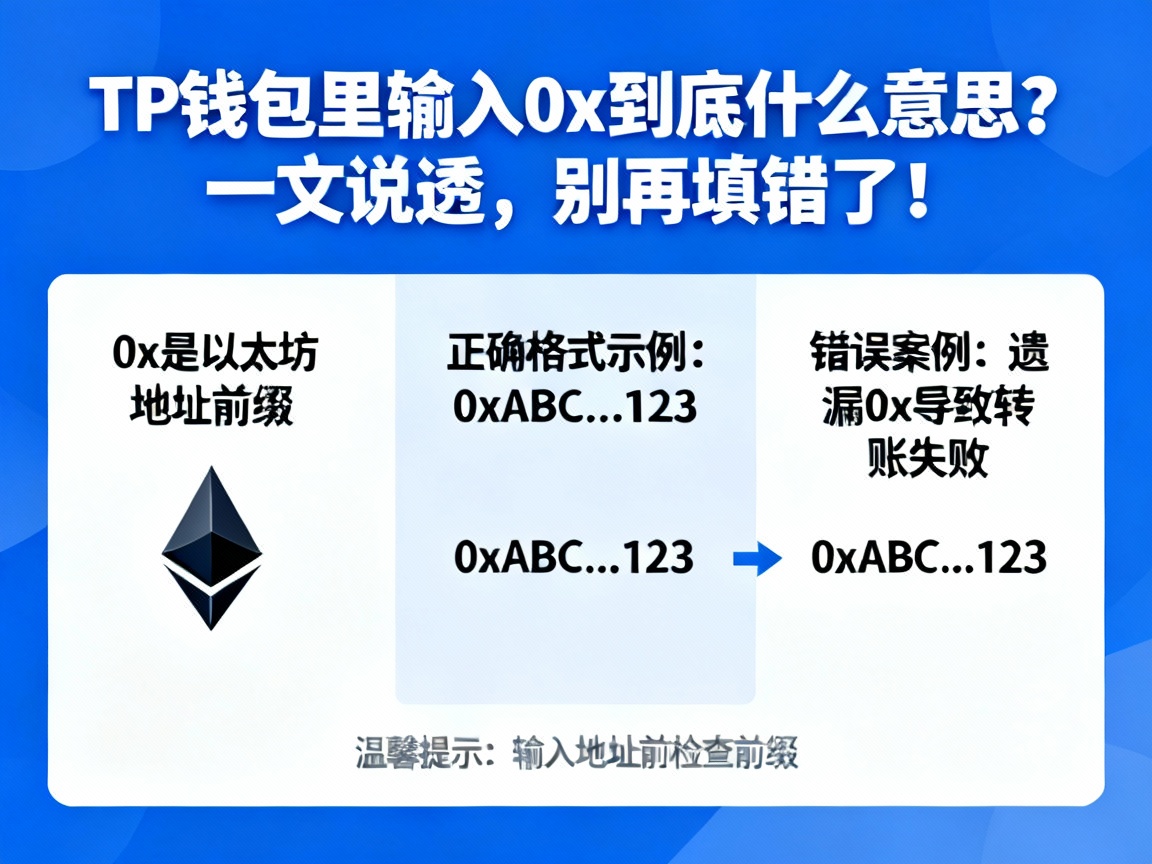 TP钱包里输入0x到底什么意思？一文说透，别再填错了！