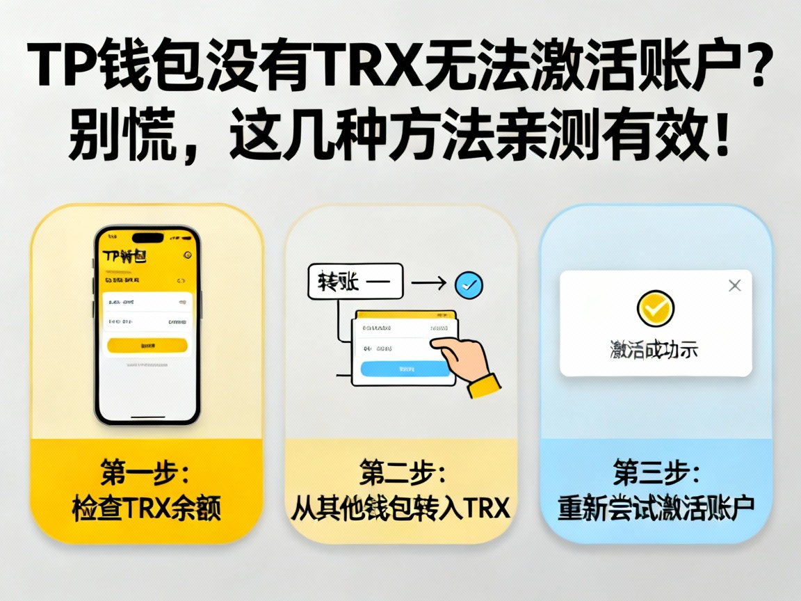 TP钱包没有TRX无法激活账户？别慌，这几种方法亲测有效！