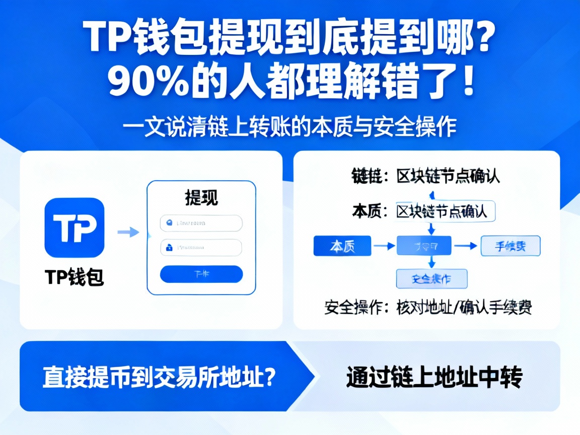 TP钱包提现到底提到哪？90%的人都理解错了！一文说清链上转账的本质与安全操作