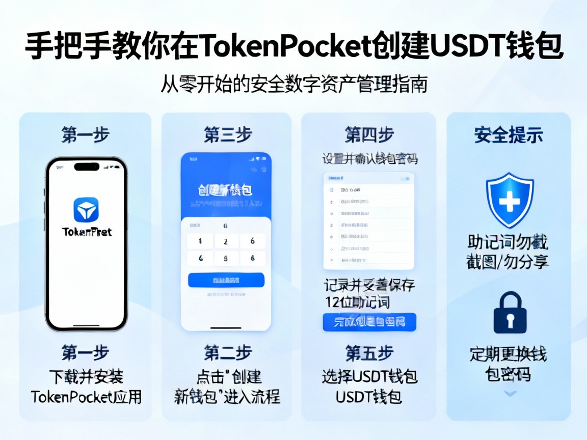 手把手教你如何在TokenPocket上创建USDT钱包，从零开始的安全数字资产管理指南