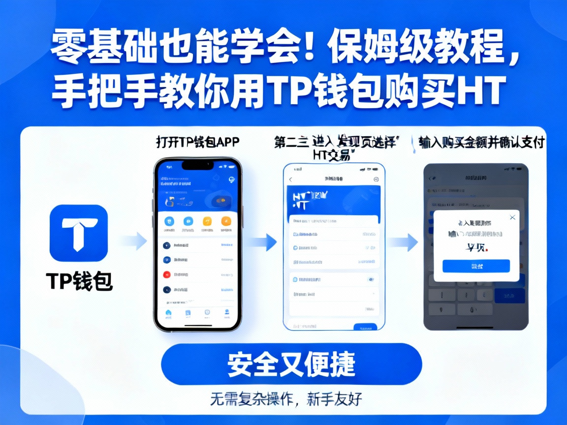 零基础也能学会！保姆级教程，手把手教你用TP钱包购买HT，安全又便捷