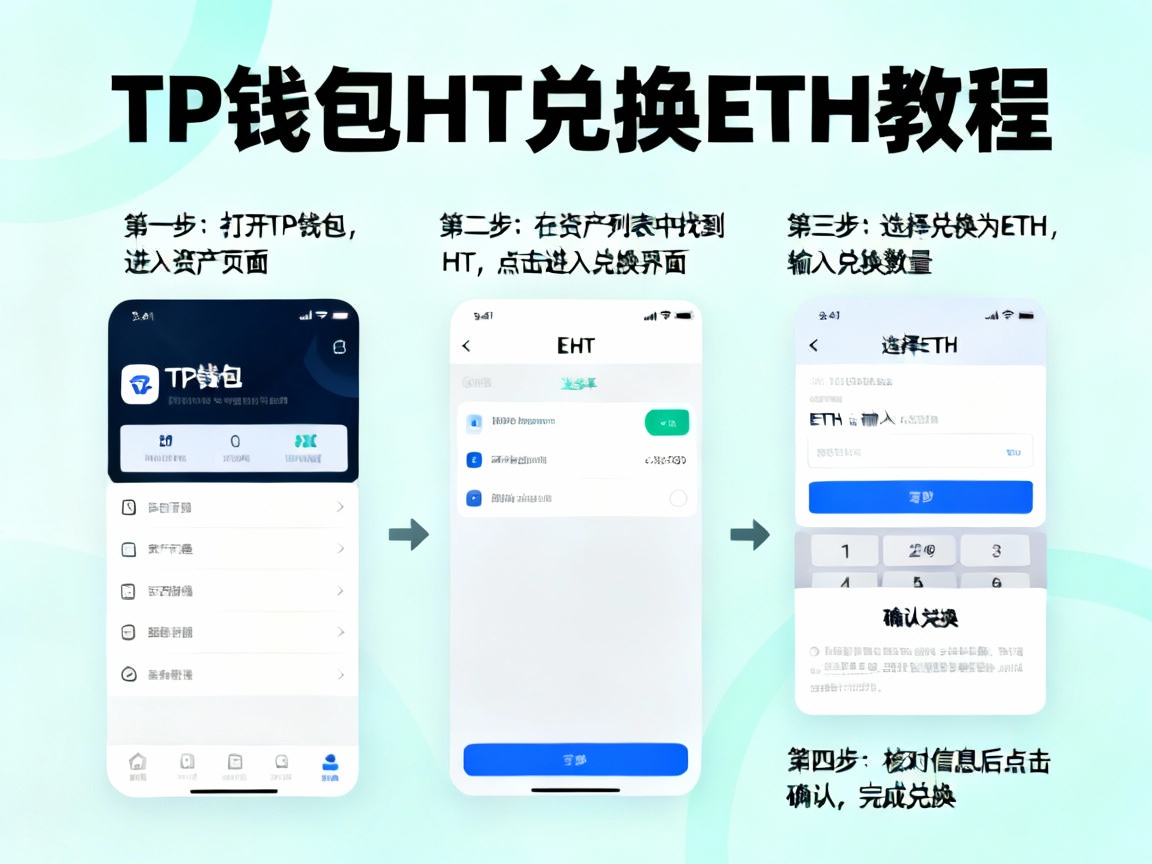 TP钱包教程，手把手教你将HT兑换为ETH