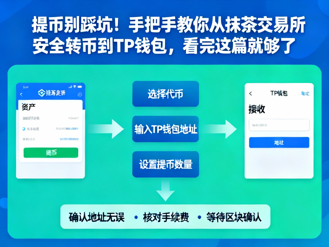 提币别踩坑！手把手教你从抹茶交易所安全转币到TP钱包，看完这篇就够了