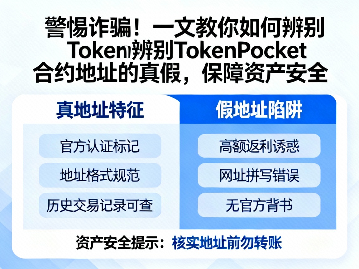 警惕诈骗！一文教你如何辨别TokenPocket合约地址的真假，保障资产安全