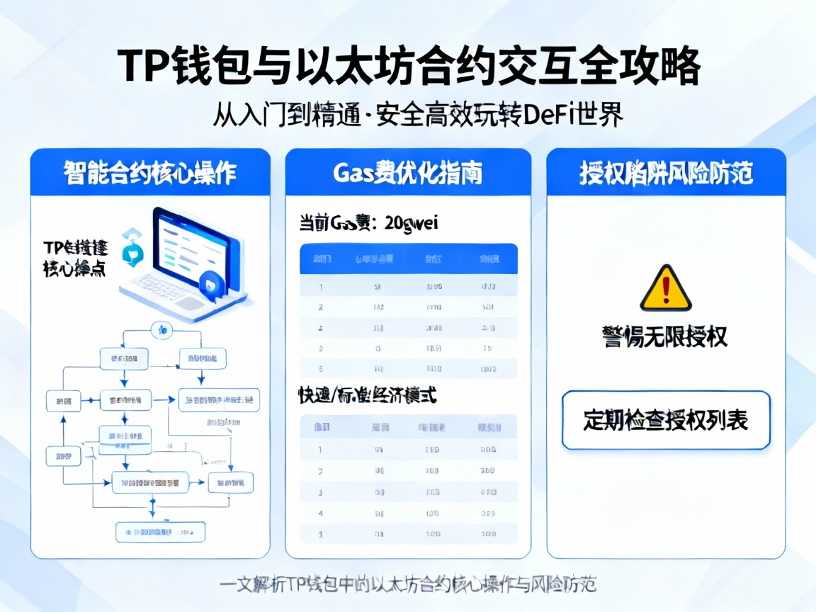 TP钱包与以太坊合约交互全攻略，从入门到精通，安全高效玩转DeFi世界 智能合约、Gas费、授权陷阱…一文解析TP钱包中的以太坊合约核心操作与风险防范
