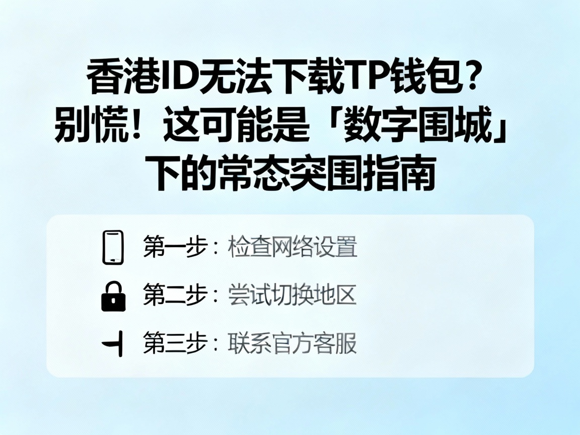 香港ID无法下载TP钱包？别慌！这可能是「数字围城」下的常态突围指南
