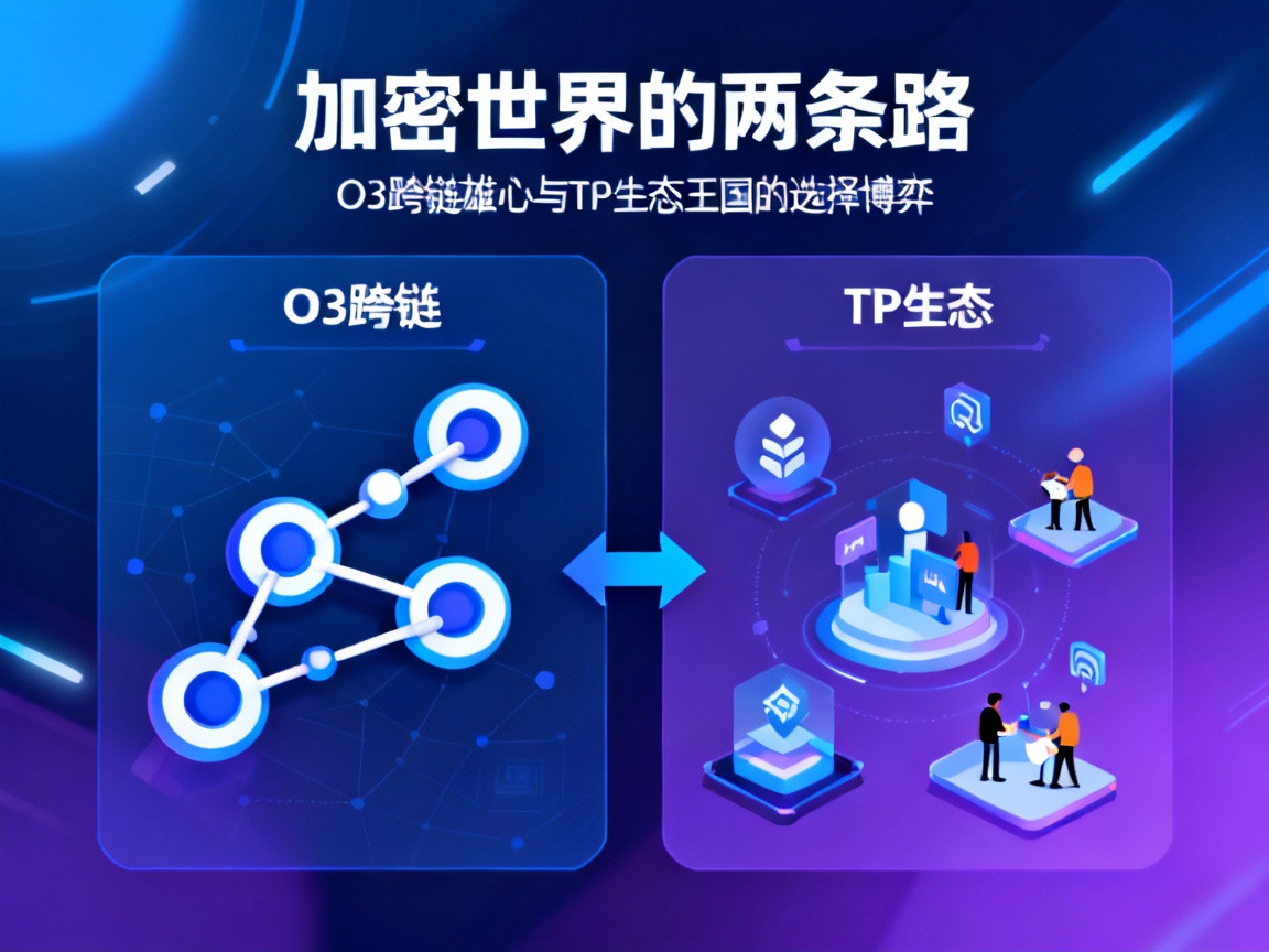 加密世界的两条路，O3跨链雄心与TP生态王国的选择博弈
