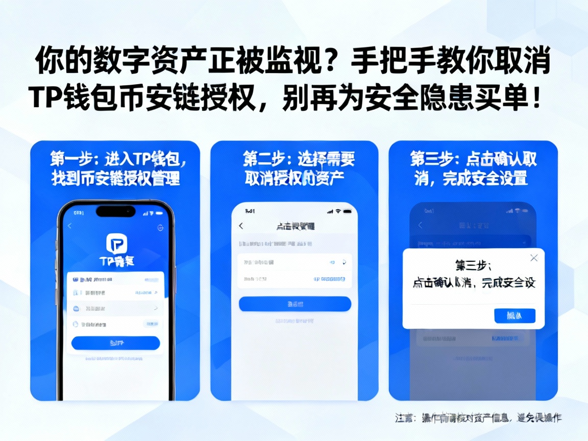 你的数字资产正被监视？手把手教你取消TP钱包币安链授权，别再为安全隐患买单！