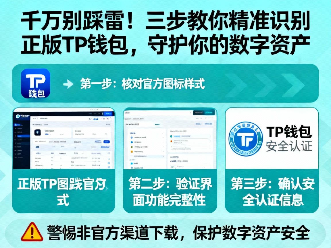 千万别踩雷！三步教你精准识别正版TP钱包，守护你的数字资产