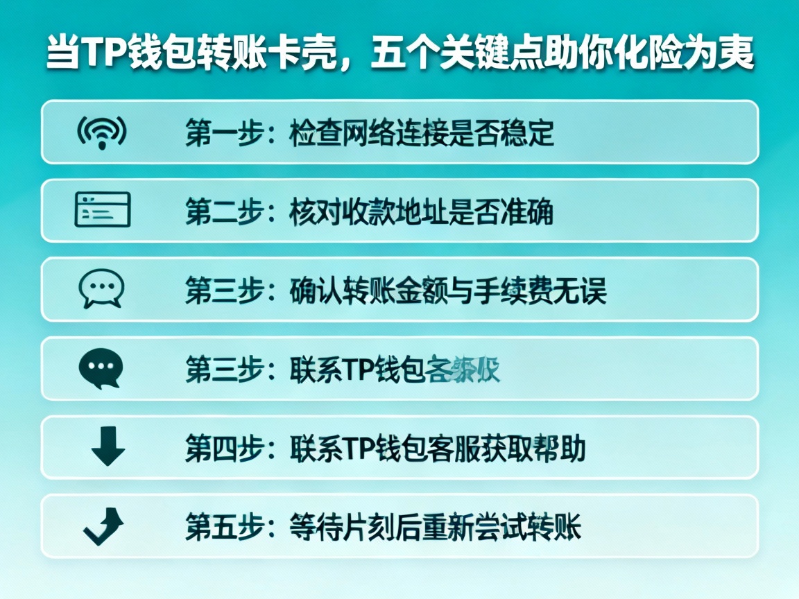 当TP钱包转账卡壳，五个关键点助你化险为夷