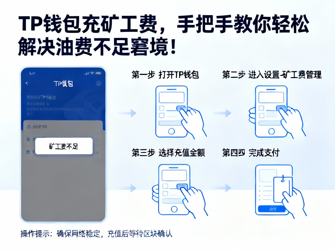 TP钱包充矿工费，手把手教你轻松解决油费不足窘境！