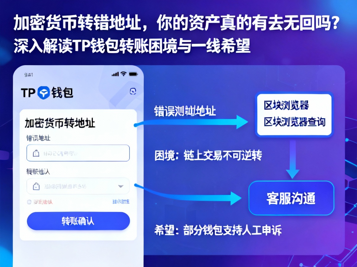 加密货币转错地址，你的资产真的有去无回吗？深入解读TP钱包转账困境与一线希望