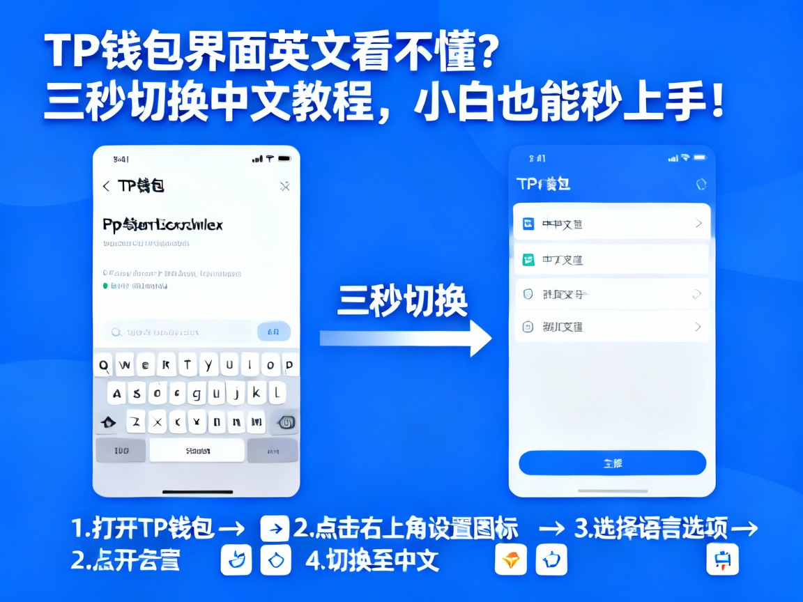 TP钱包界面英文看不懂？三秒切换中文教程，小白也能秒上手！