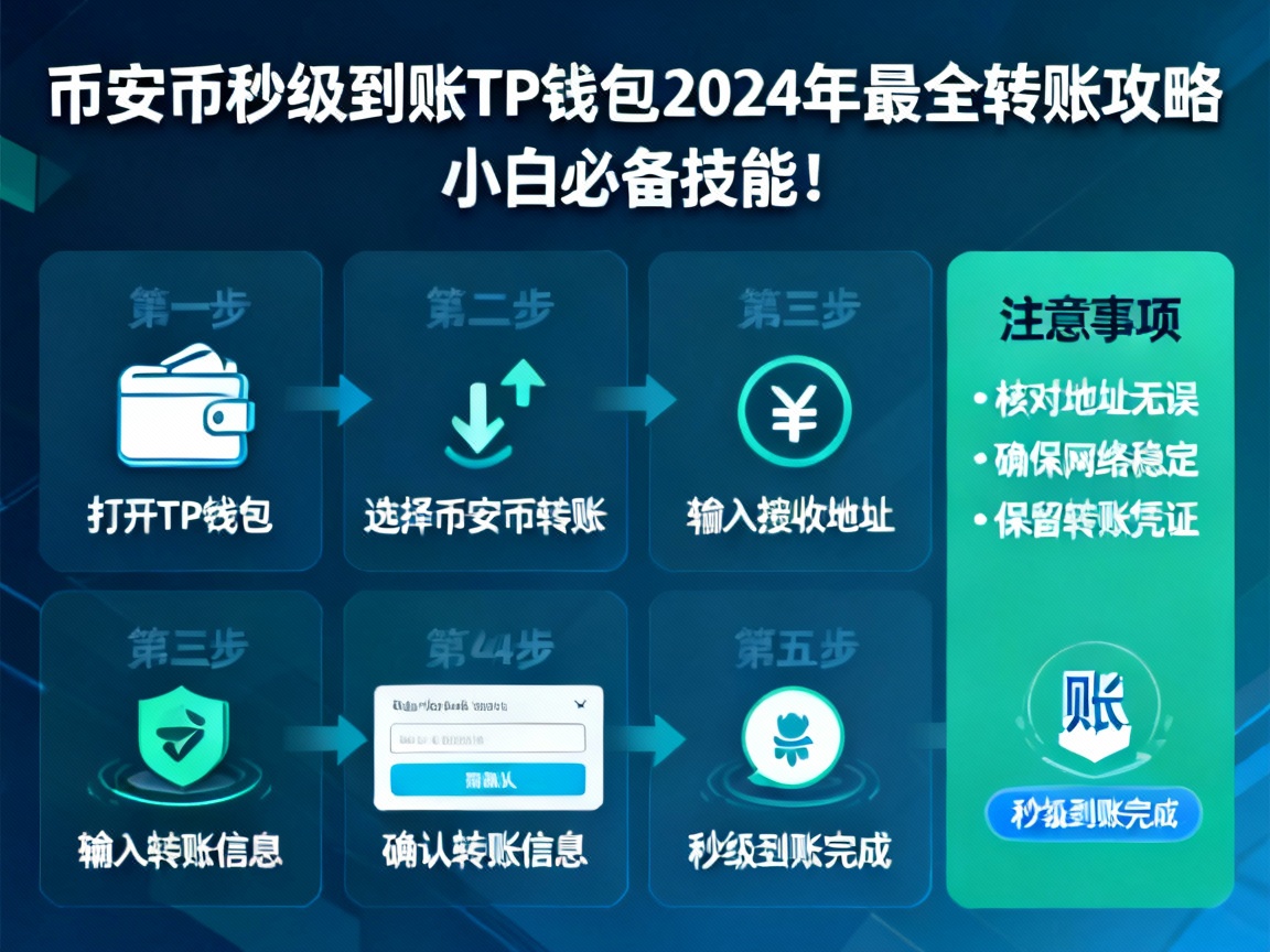 币安币秒级到账TP钱包，2024年最全转账攻略，小白必备技能！