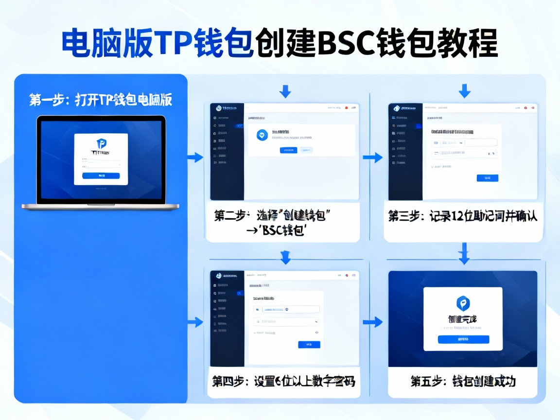电脑版TP钱包创建BSC钱包，一步步手把手教程