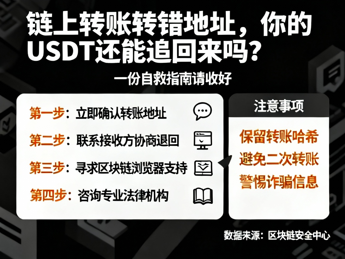 链上转账转错地址，你的USDT还能追回来吗？一份自救指南请收好